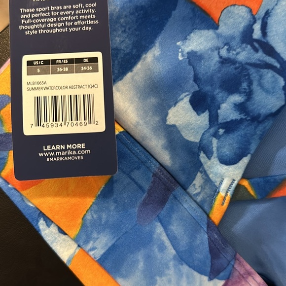 Marika Size S Sports Bra NWT - Picture 3 of 4